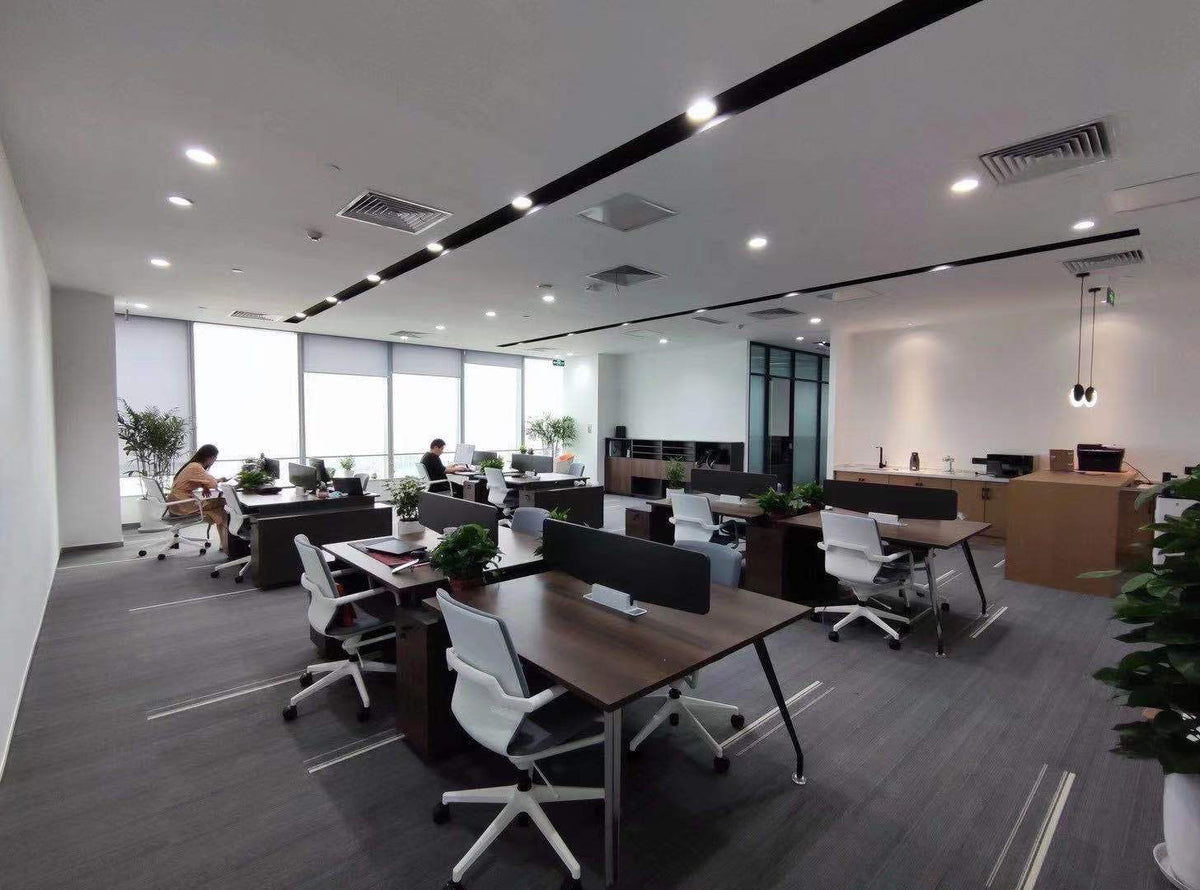 4 Person Workstation 2.4M Desk Staff Desks Furniture Sydney Australia