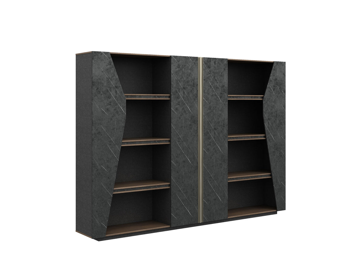 ALTON 2.8M Bookcase Display Filing Bookshelf Cabinet Shelf Unit