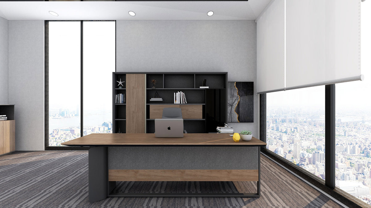 2.4M Executive Office Desk L Shaped CEO Office Desk With Sydney