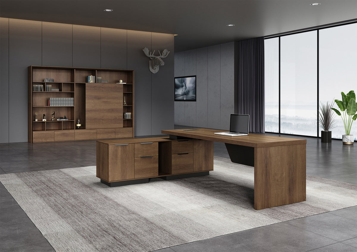 Executive Desk Office Desks 2.2M/2.4M Furniture Sydney Perth Australia