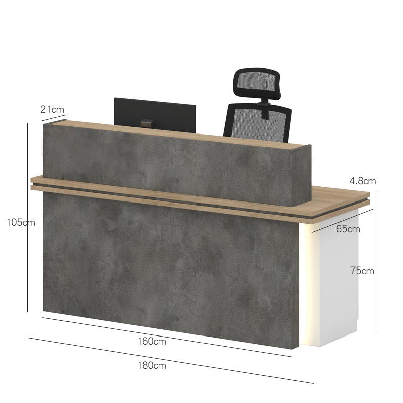 Hera 1.8M Reception Desk Counter Desks- Right