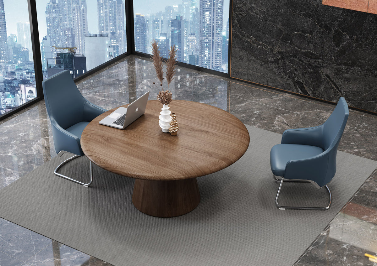 Merritt 1.4M Round Meeting Table Dining Table