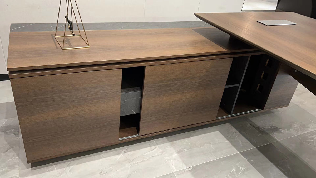 Knight Bookcase Display Filing Bookshelf Unit 2.8M Cabinet Shelf Brown Oak