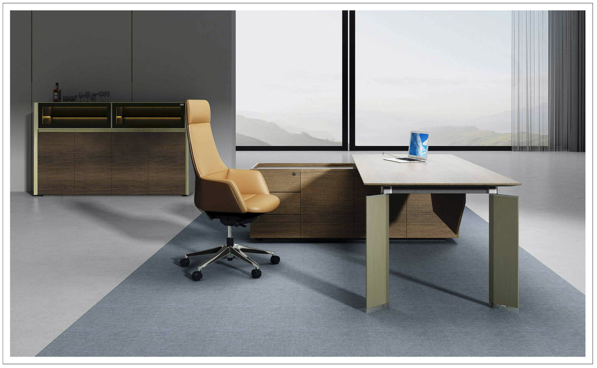 2.4M Executive Office Desk Office Fit Out Furniture Melbourne Australia