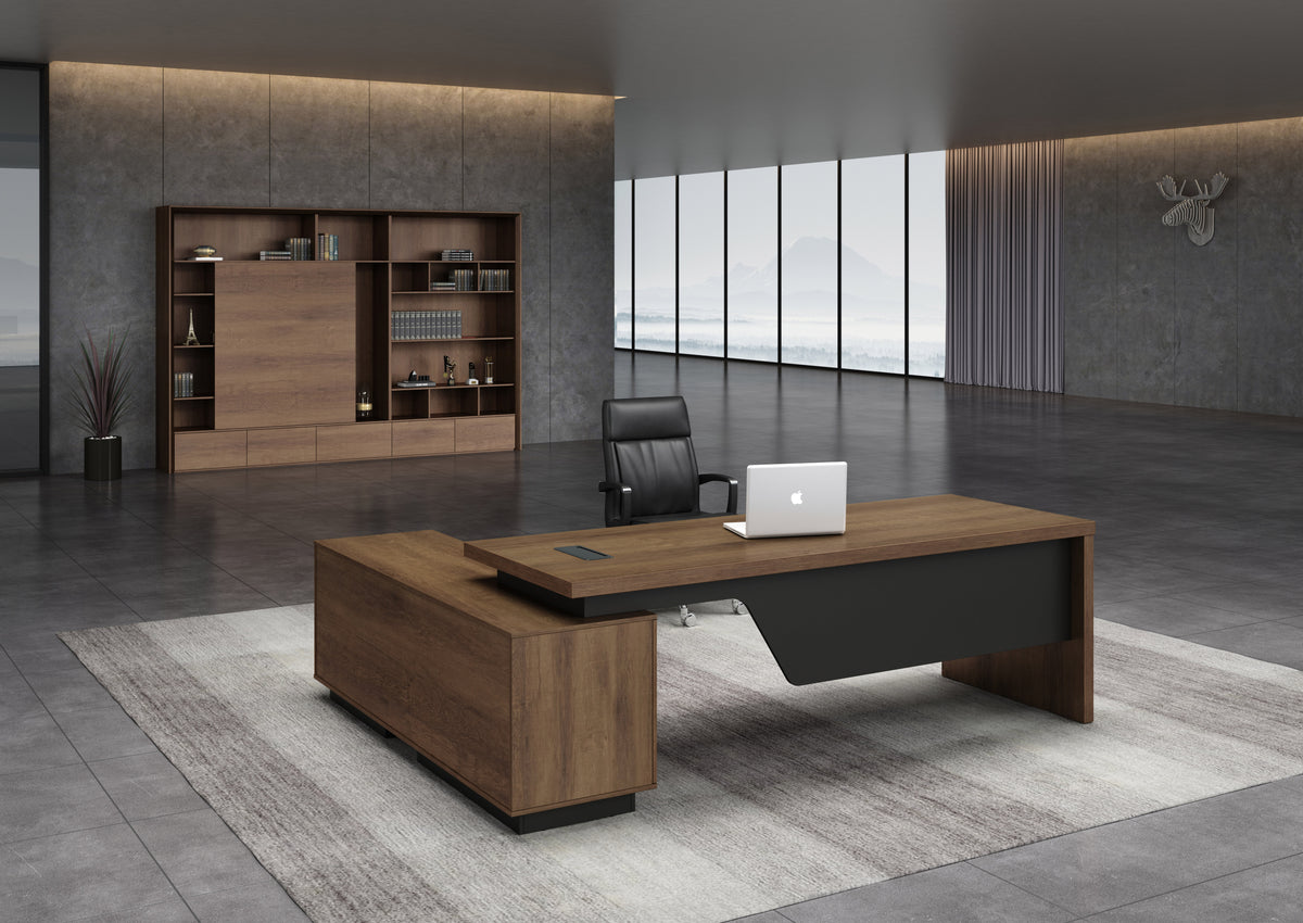 Executive Desk Office Desks 2.2M-2.4M Return Furniture Melbourne Perth